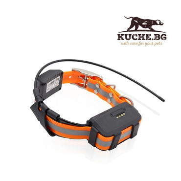 Допълнителна каишка TR-DOG HYBRID HOUNDMATE 100/R50 в оранжев цвят за GPS проследяване на домашни любимци.