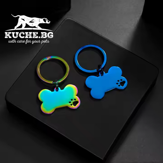 Медальони с телефонен номер: адресник за куче и бърза идентификация