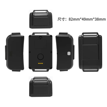 GPS тракер для кучета Tkstar 919 Pro - размер 82mm*49mm*38mm, показващ четири ъгъла на устройството.