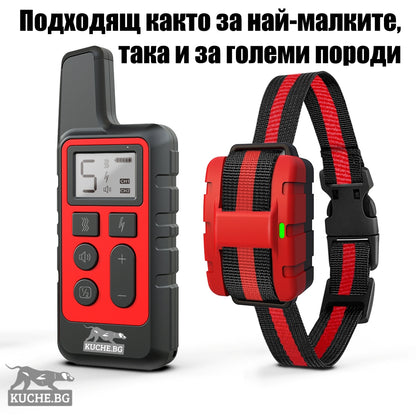Електронен нашийник за куче Телетакт T150 с дистанционно за дресировка на кучета, подходящ за всички породи.