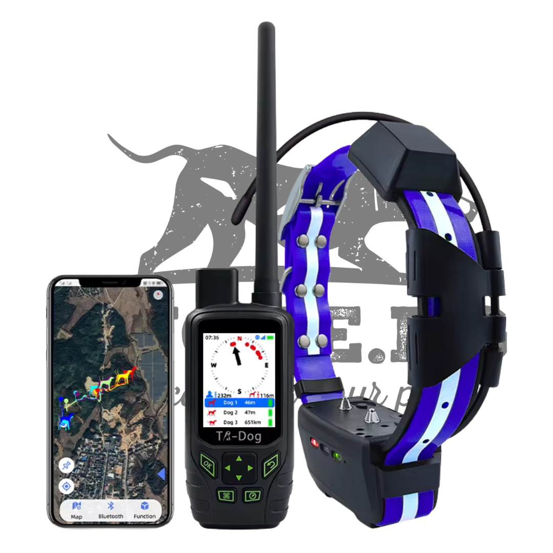 Допълнителна каишка TR-DOG HYBRID HOUNDMATE 100/R50 с GPS проследяване и Bluetooth за надеждност.